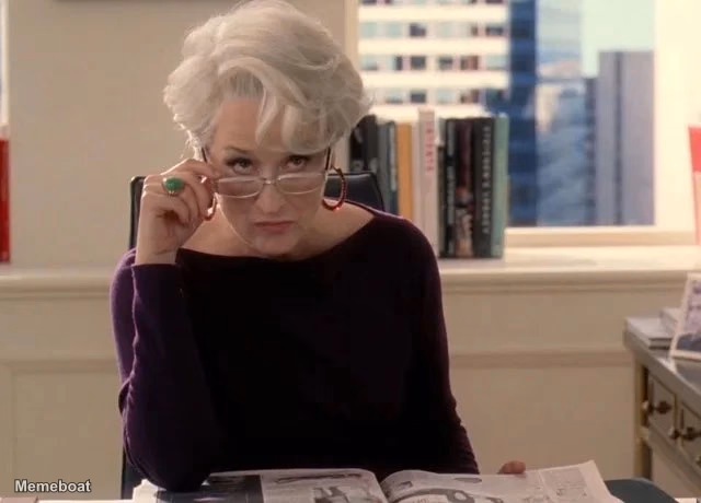 Meryl Streep Judging - 'The Devil Wears Prada' 2 - meme generator image preview