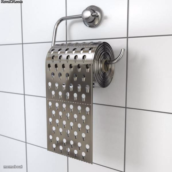 Metal toilet paper - meme generator image preview