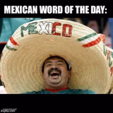 Mexican Word of the Day (LARGE)