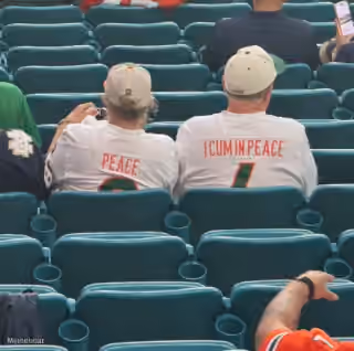 Miami Fans Jersey I Cum in Peace
