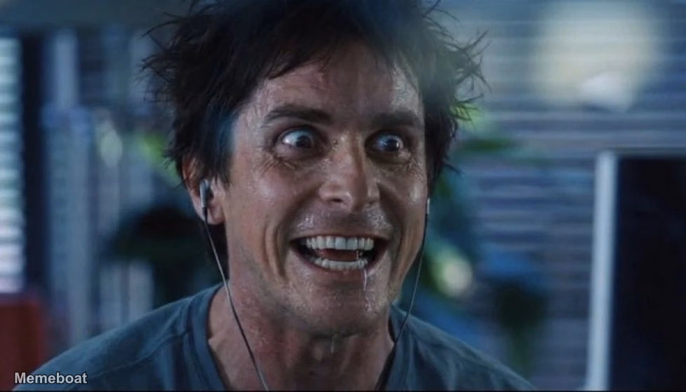 Michael Burry Maniac (The Big Short) - meme generator image preview