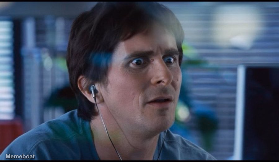 Michael Burry Shocked - meme generator image preview