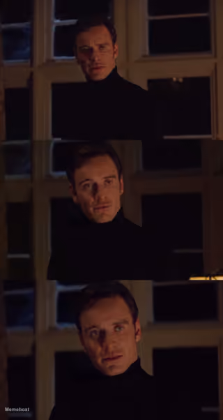 Michael Fassbender Staring