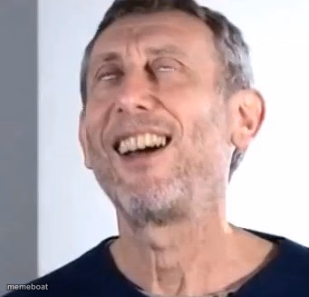 Michael Rosen satisfied - meme generator image preview