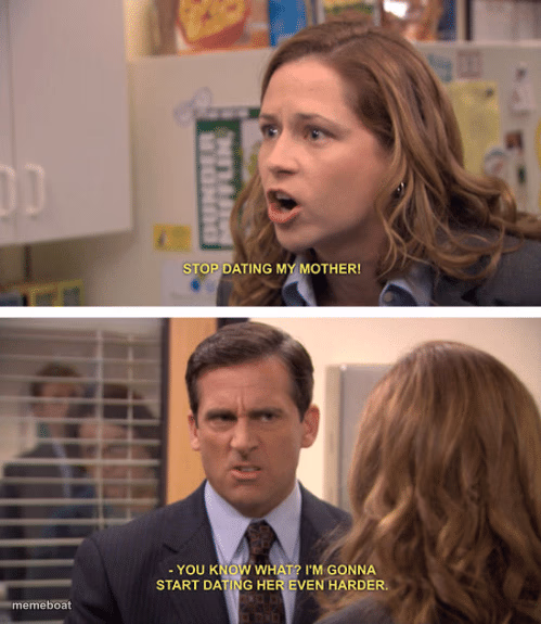 Michael Scott - date her harder - meme generator image preview