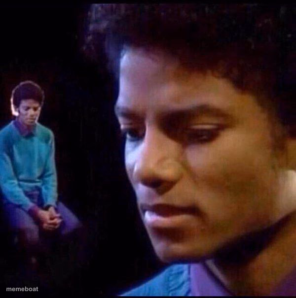 Micheal Jackson Sad - meme generator image preview