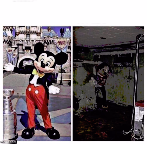 Mickey good bad - meme generator image preview