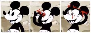 Mickey Mouse Eyes Bleeding