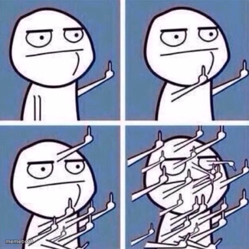 Middle Finger - meme generator image preview