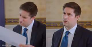 Mike Pence Confused Reading
