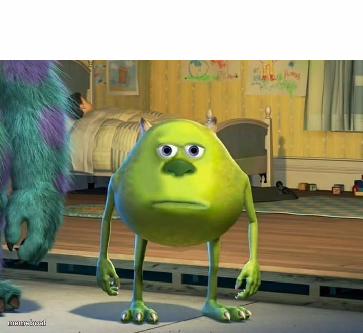 Mike Wazowski Bruh - meme generator image preview