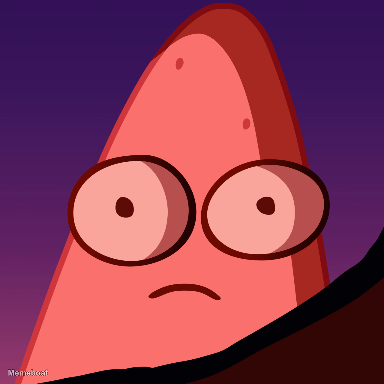 Mildly Alarmed Patrick - meme generator image preview