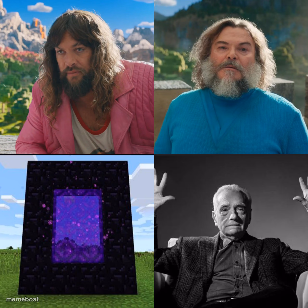Minecraft Absolute Cinema - meme generator image preview