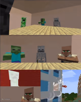 Minecraft Boardroom Meeting