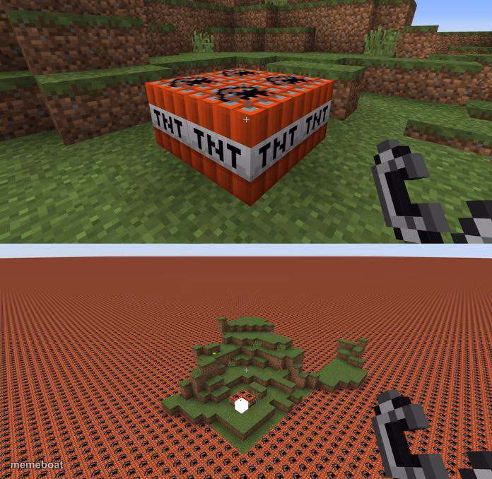 Minecraft TNT - meme generator image preview