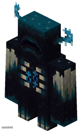 Minecraft Warden - meme generator image preview