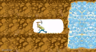 Miner Digging in Wrong Direction - Never Give Up