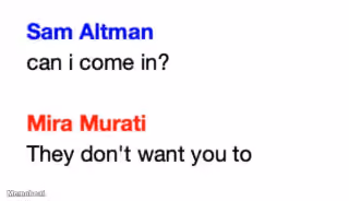 Mira Murati "They Don't Want You To"