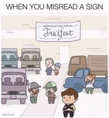 Misread Sign