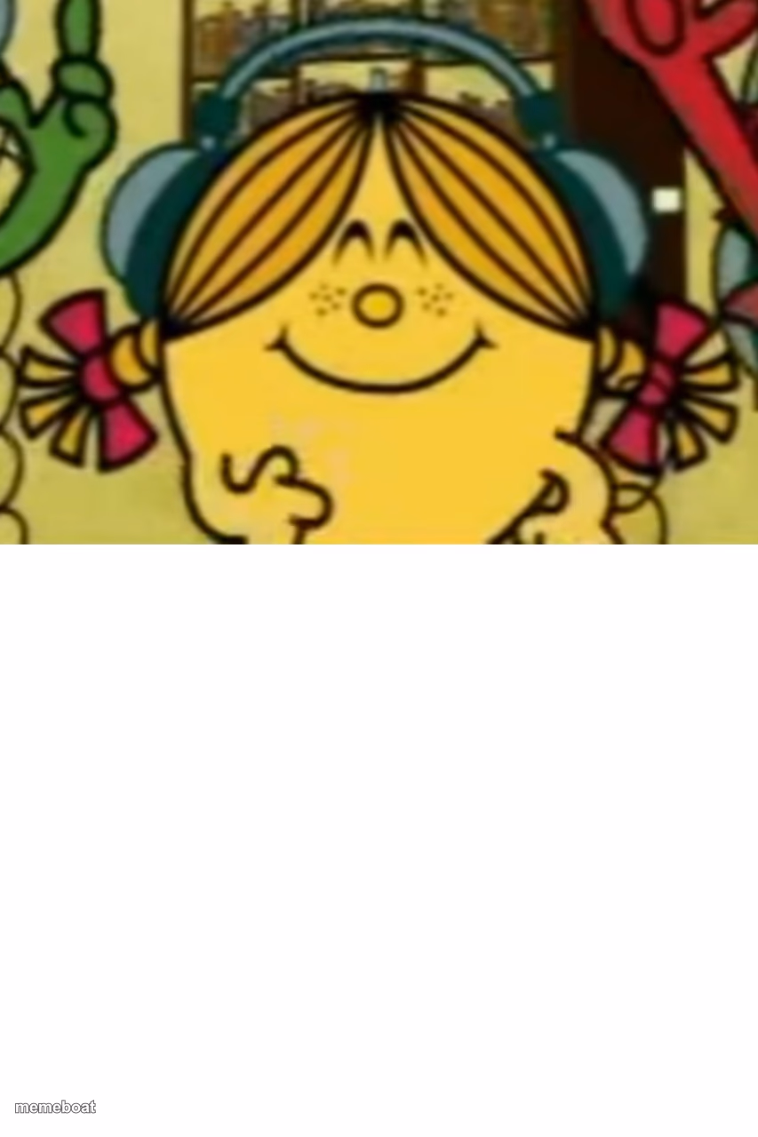 Miss Sunshine Listens to Music - meme generator image preview