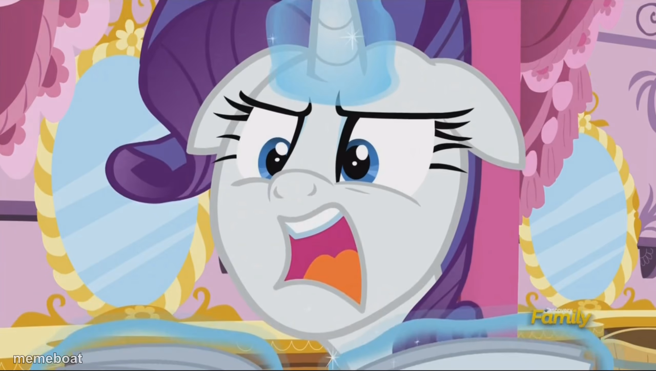 MLp Rarity NO SPOILERS! - meme generator image preview