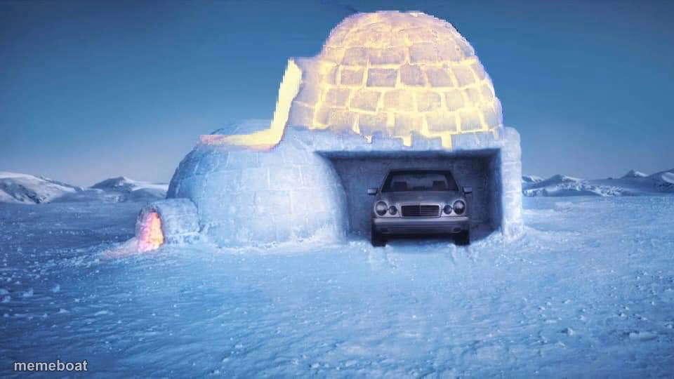 Modern igloo - meme generator image preview