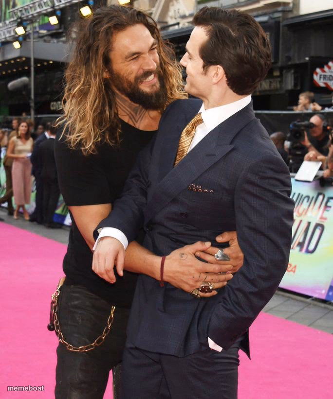 Momoa Hug - meme generator image preview