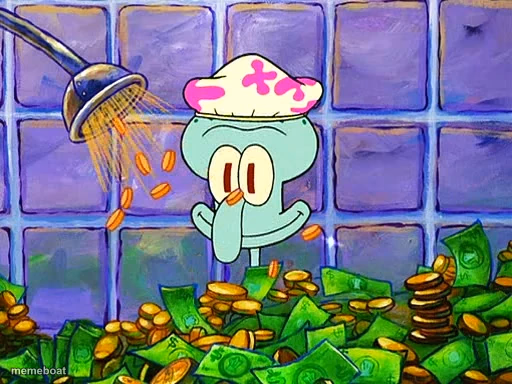 Money Bath - meme generator image preview