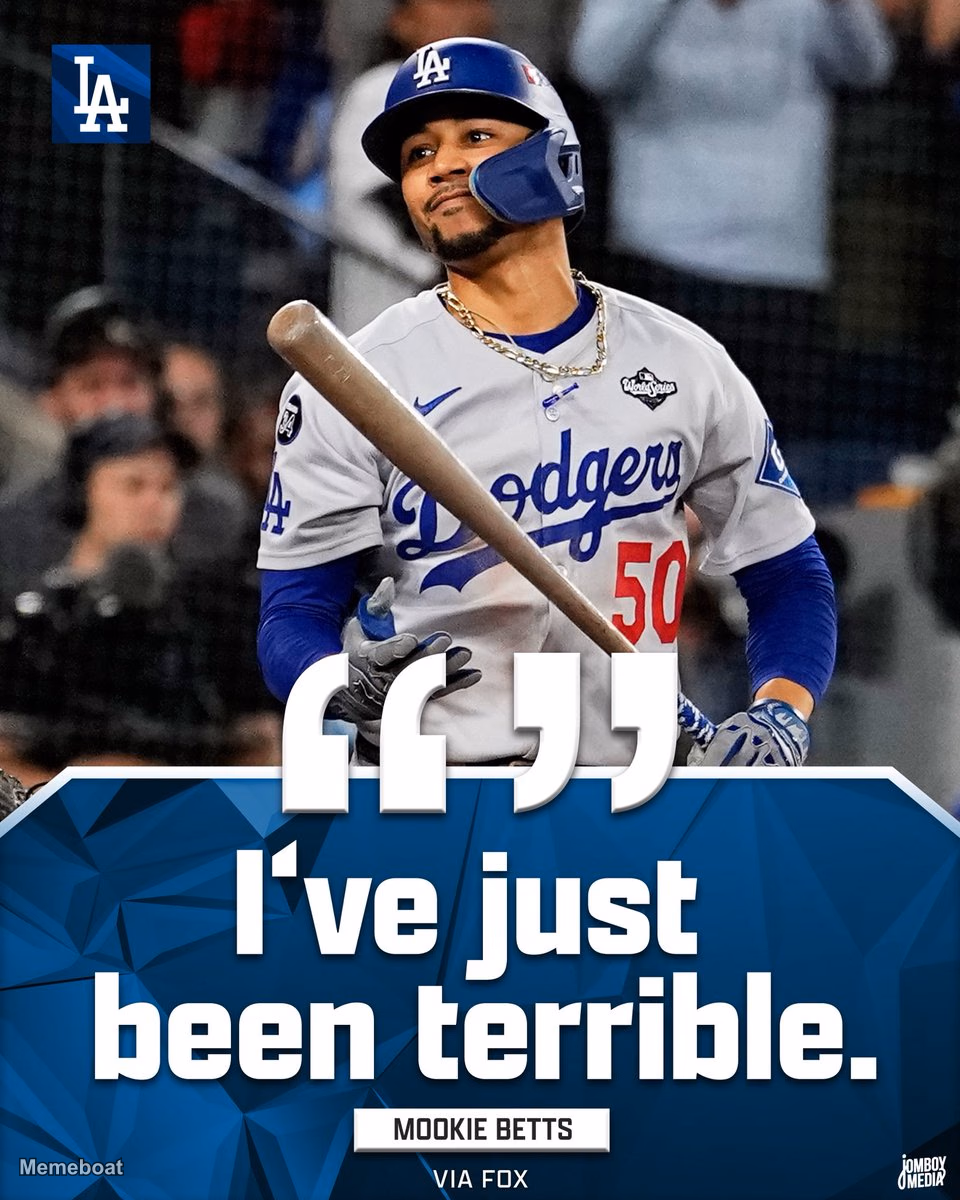 Mookie Betts "I've Just Been Terrible" - meme generator image preview