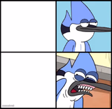 Mordecai disgusted