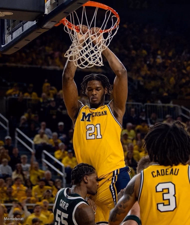 Morez Johnson JR. Diabolical Poster Dunk on Coen Carr - meme generator image preview