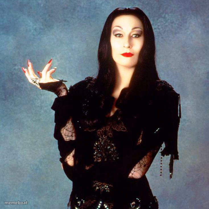 Morticia Addams - meme generator image preview