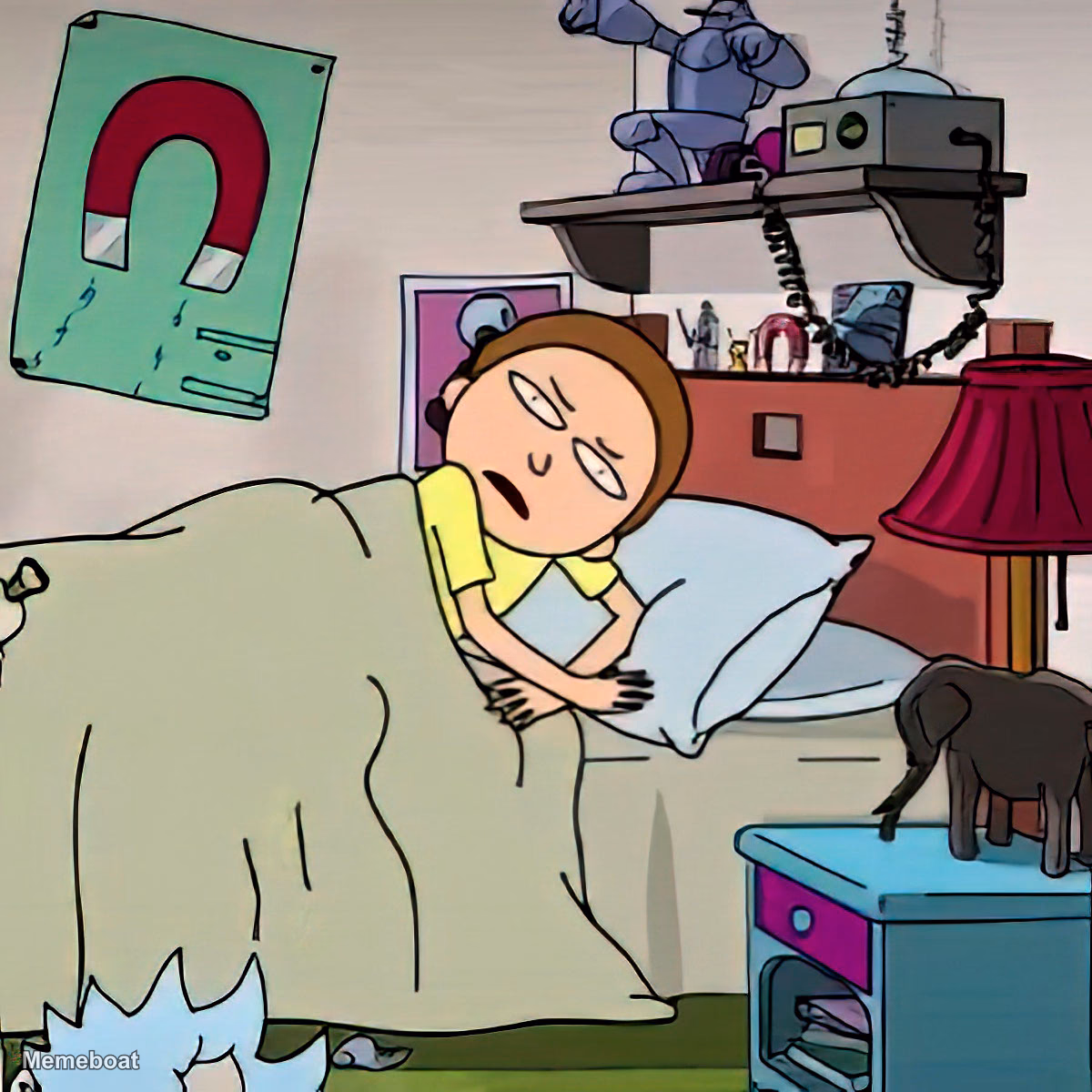 Morty Waking Up - meme generator image preview