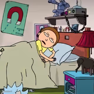 Morty Waking Up