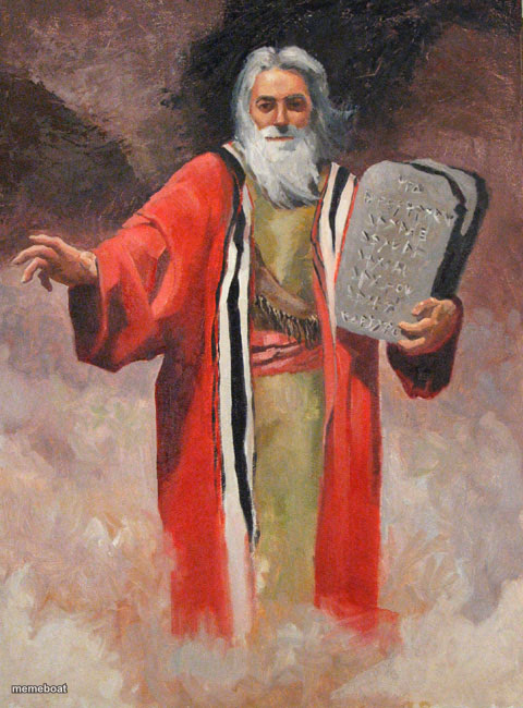 Moses Tablets - meme generator image preview