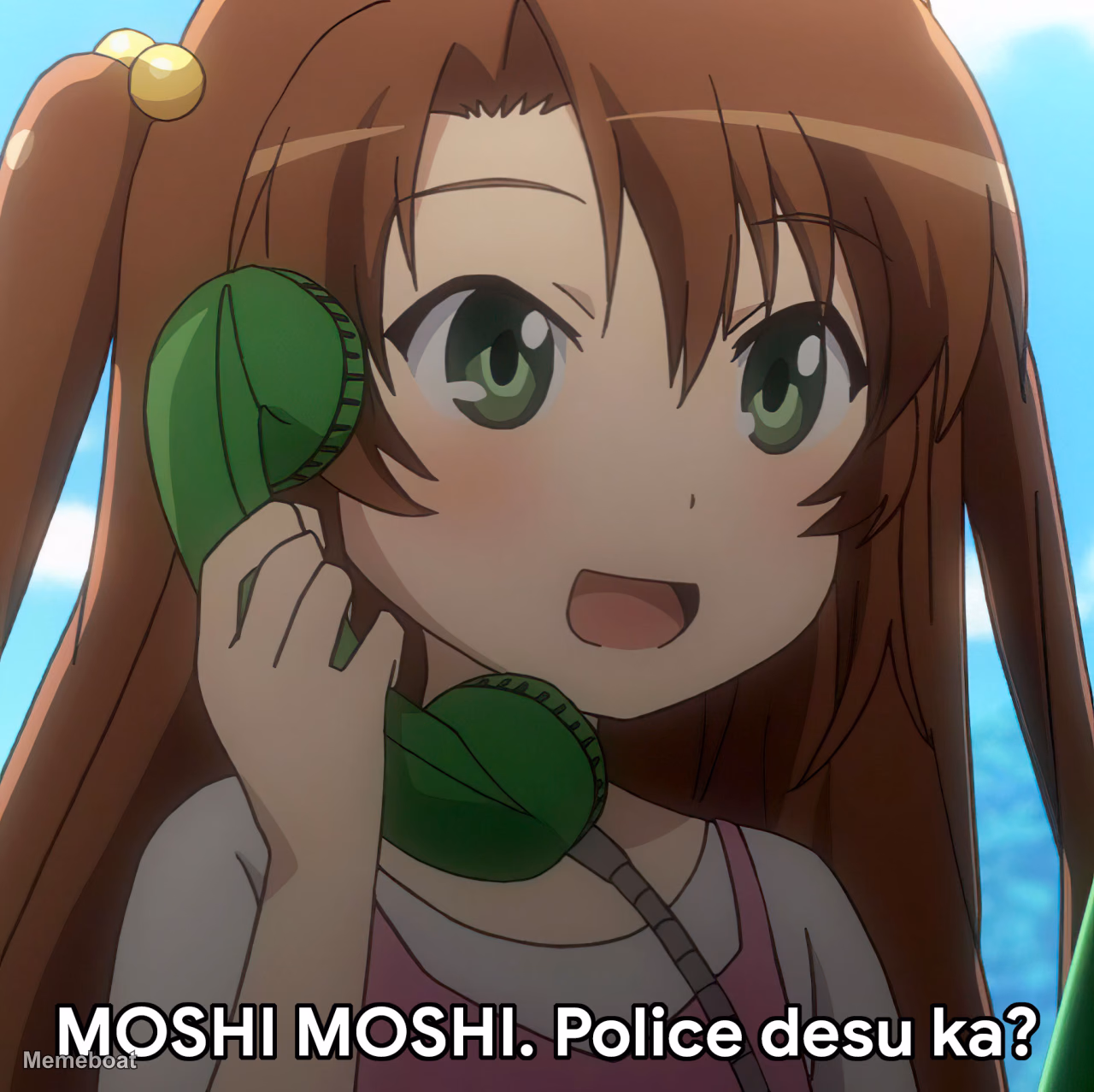 "Moshi Moshi. Police Desu Ka?" - meme generator image preview