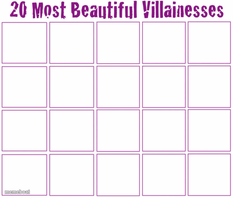 most beautiful villainesses - meme generator image preview