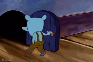 Mouse Opening Door