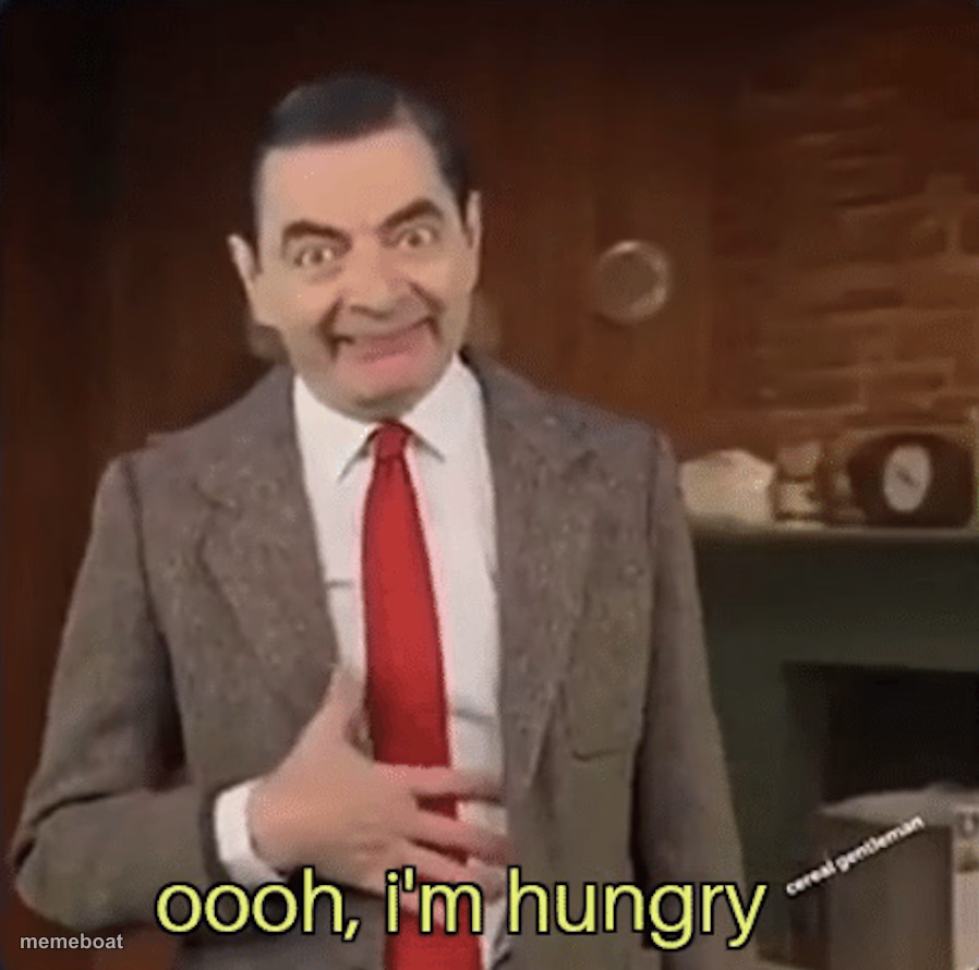 Mr Bean im hungry - meme generator image preview