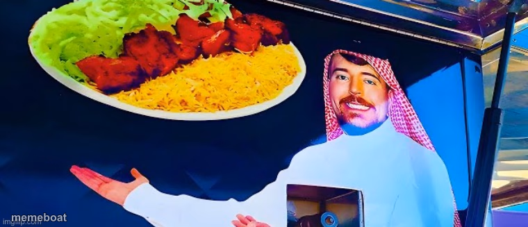 mr beast at saudi arabia - meme generator image preview