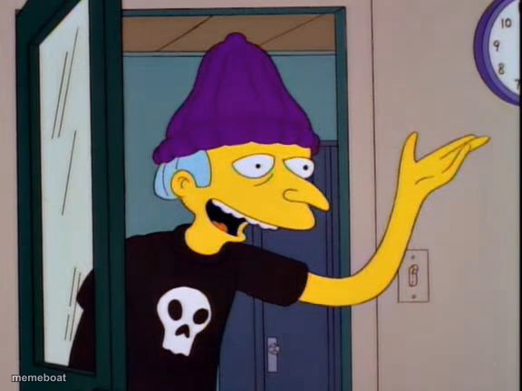 Mr Burns Outdated - meme generator image preview