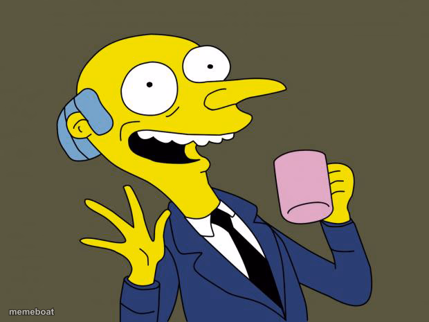 Mr Burns Simpsons Coffee - meme generator image preview