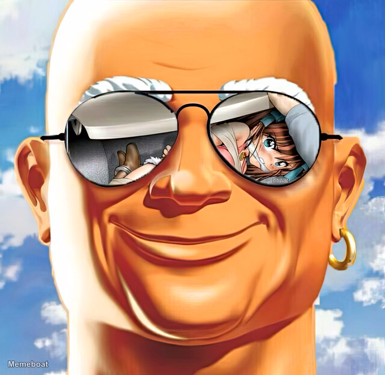 Mr. Clean Anime Reflection - meme generator image preview