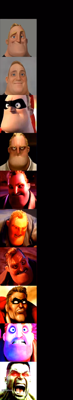 Mr. Incredible Becoming Angry - meme generator image preview