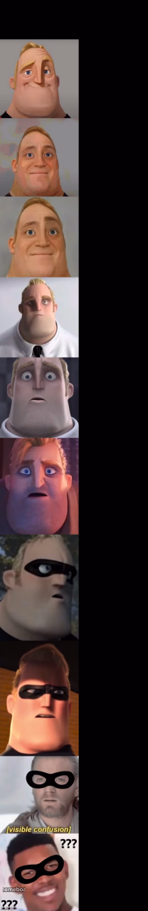 Mr Incredible becoming confused - meme generator image preview