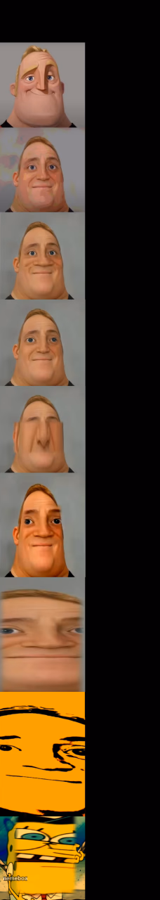 Mr Incredible becoming Idiot template - meme generator image preview
