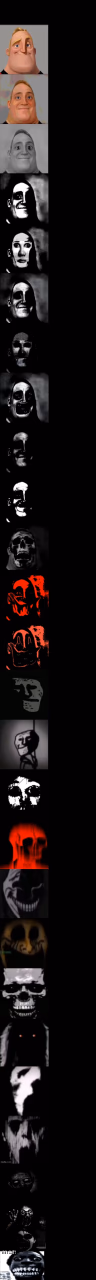 Mr Incredible Becoming Uncanny Extended HD + 4 Phases - meme generator image preview