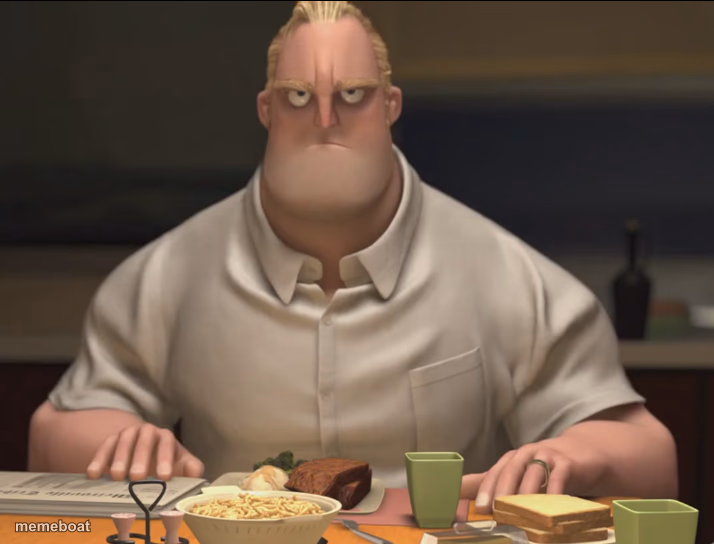 mr incredible staring - meme generator image preview