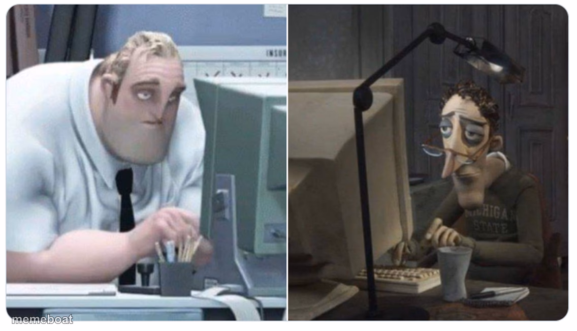 Mr incredible x coraline dad - meme generator image preview
