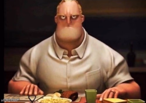mr incredibles glare - meme generator image preview